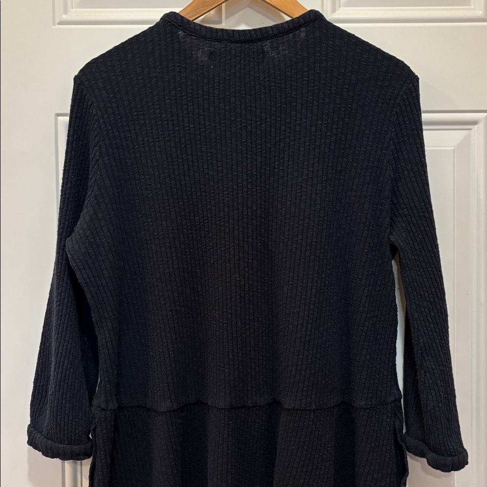 Free People Beach Blossom Button-Up T-Shirt Dress in Blue Size S - Picture 9 of 16